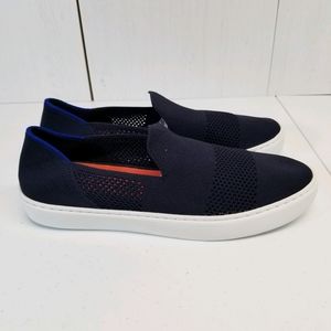 Rothy's The Sneaker Maritime Lattice Stitch Navy 9.5